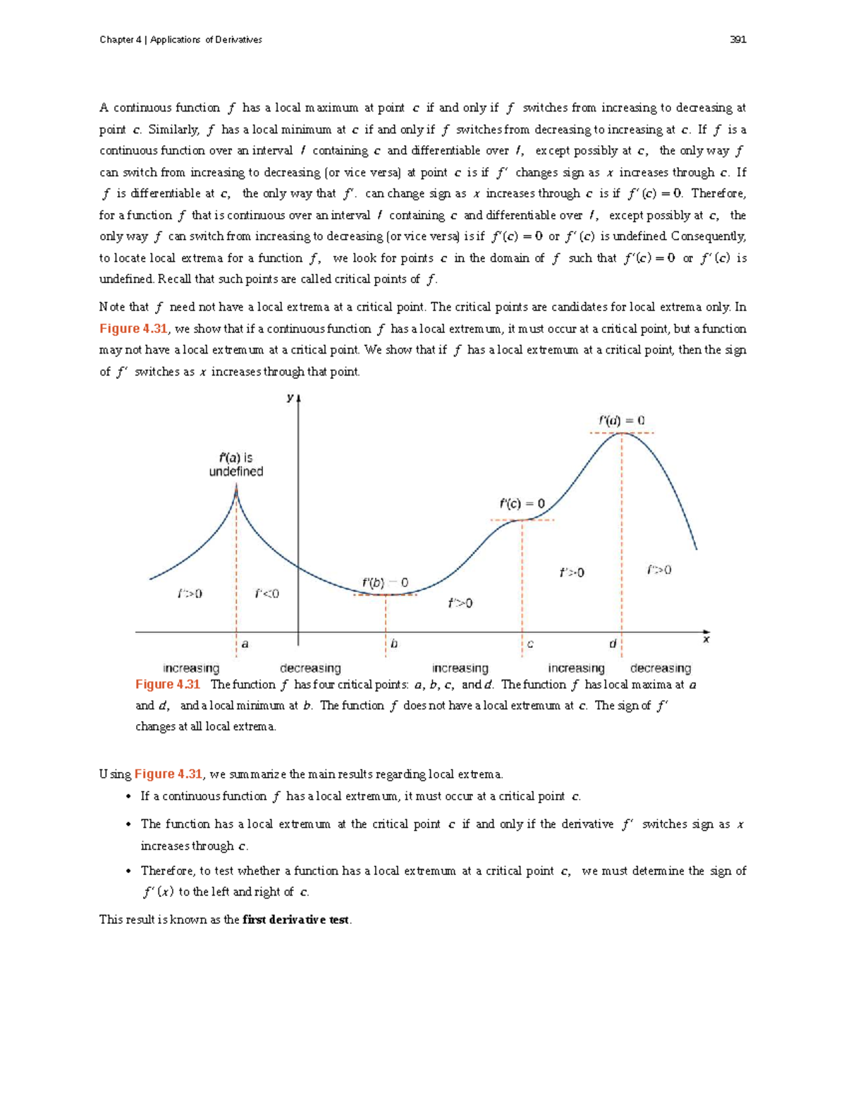 Calculus Volume 1 - Part 2: Chapter 4 Applications of Derivatives - Studocu