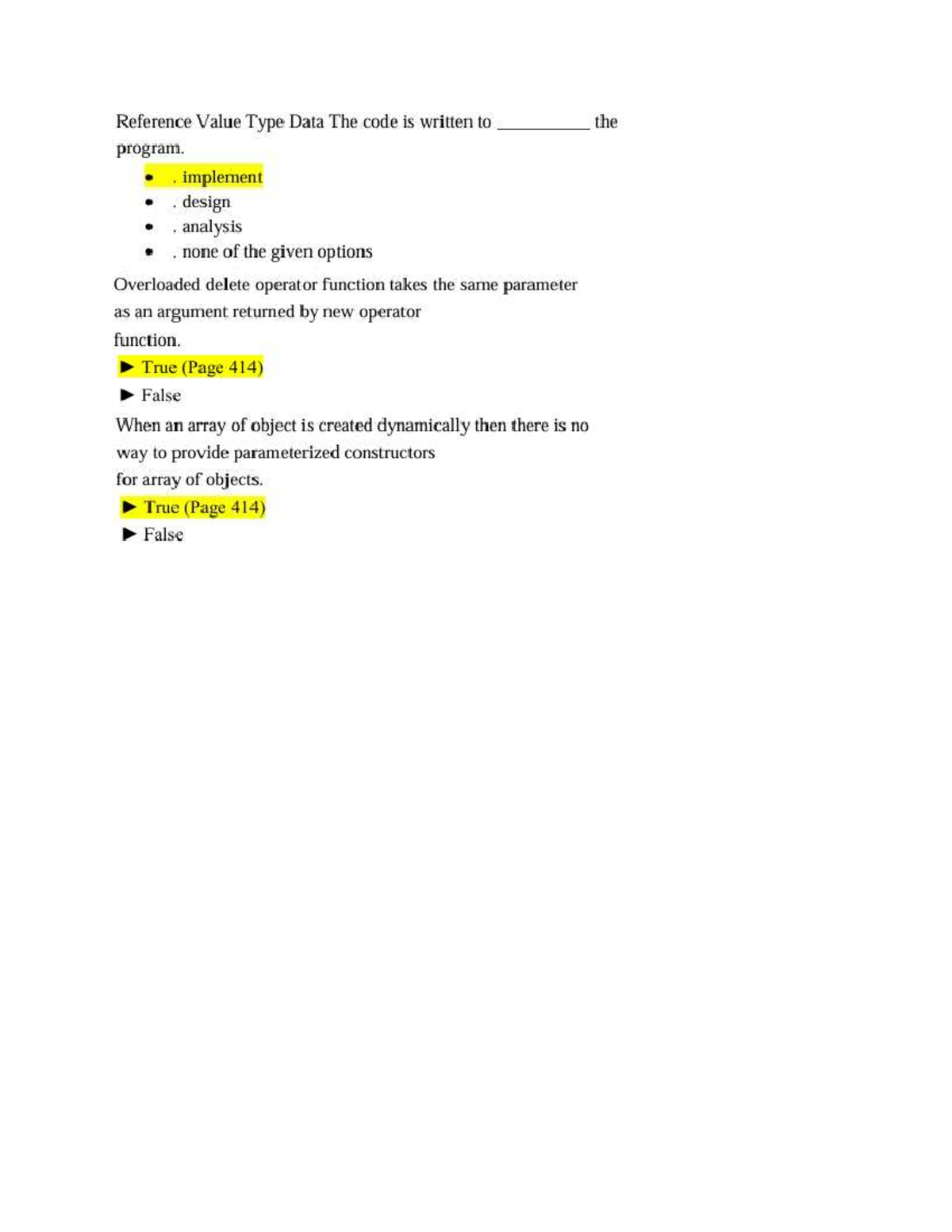 CS302 Digital Logic Design: Reference Value Type Data Analysis - Studocu