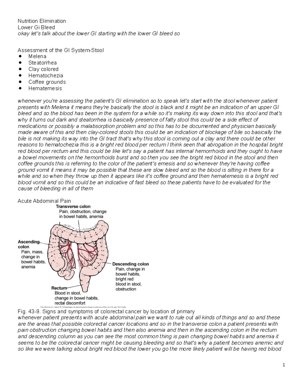 End-of Life Care Lecture Notes - End-of Life Care Definition Term used ...