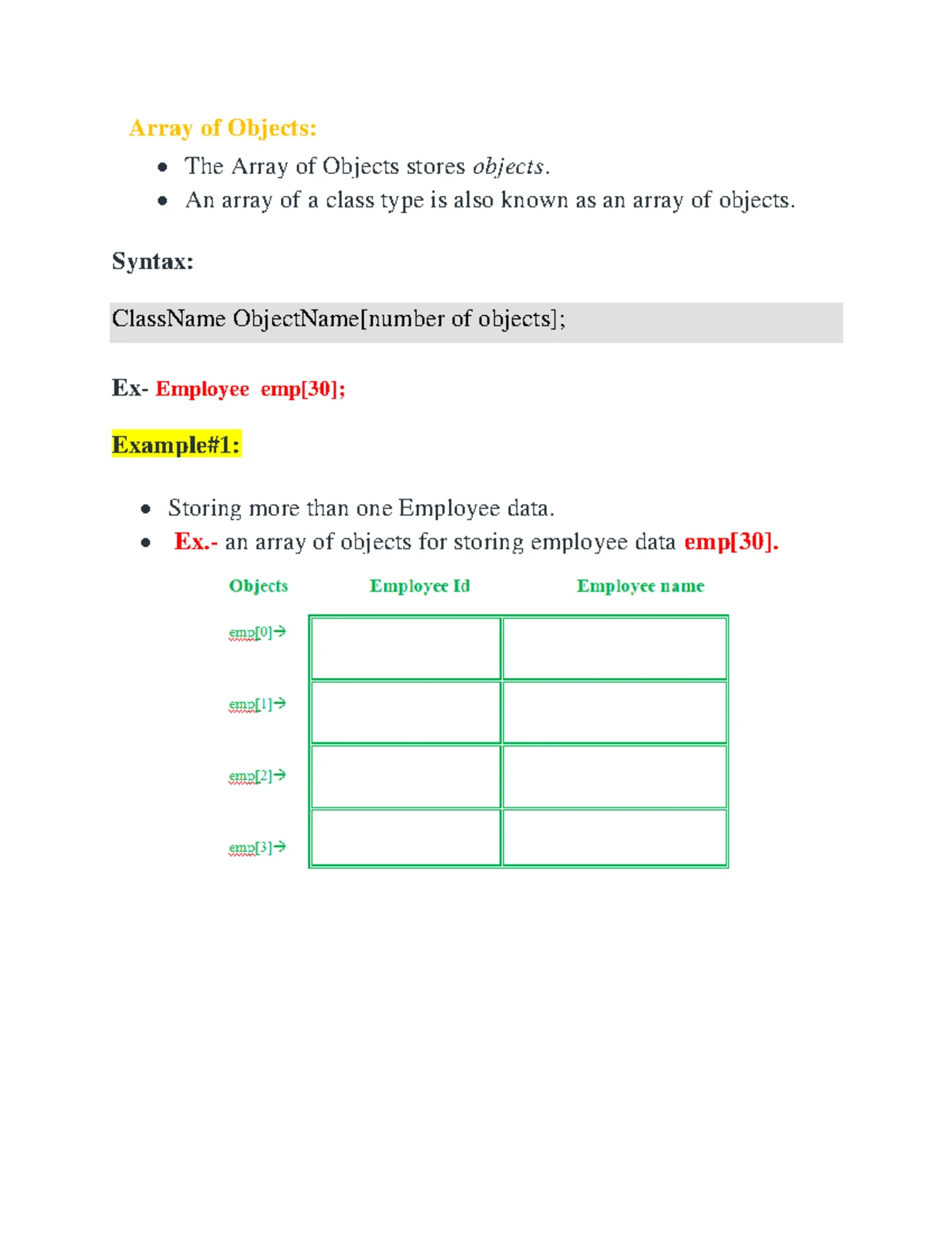 Unit 2: Classes and Objects Overview (CSE 101) - Studocu