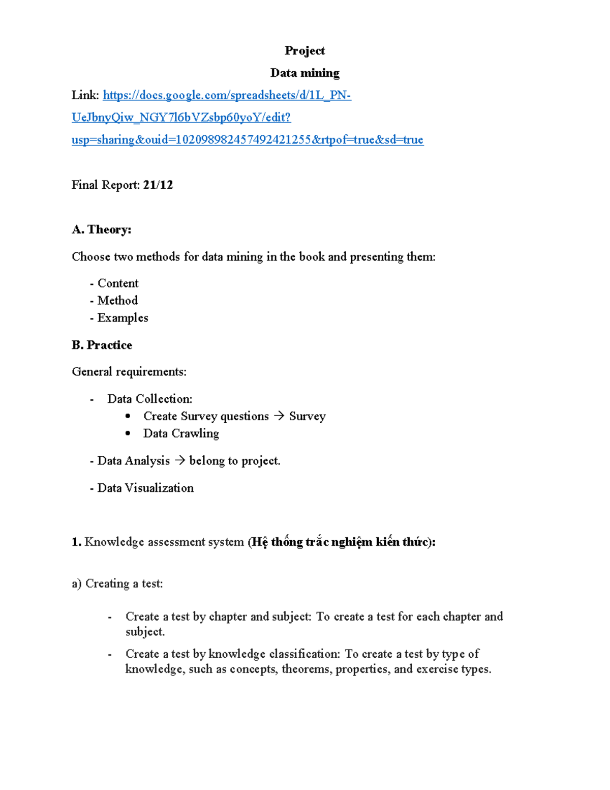 Projects 2023 - hihi - Project Data mining Link: docs.google ...