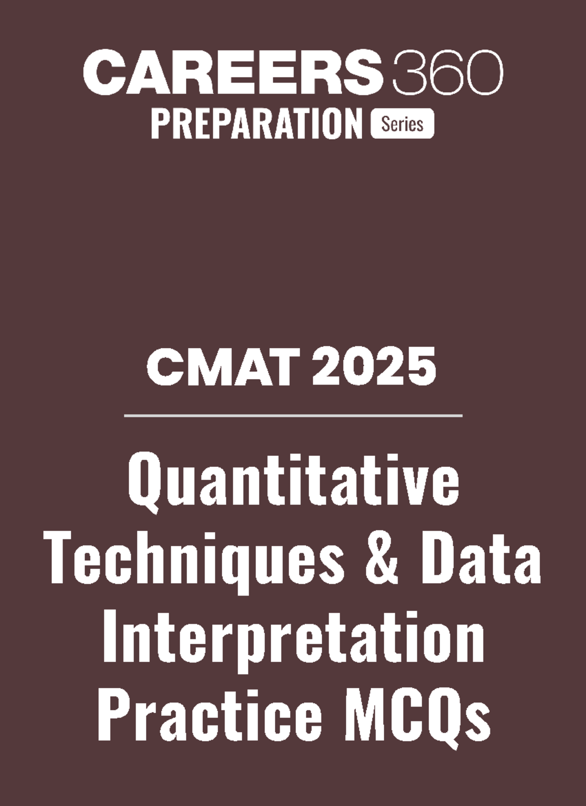 CMAT 2025 quant - sample questions - CMAT 202 5 Quantitative Techniques ...