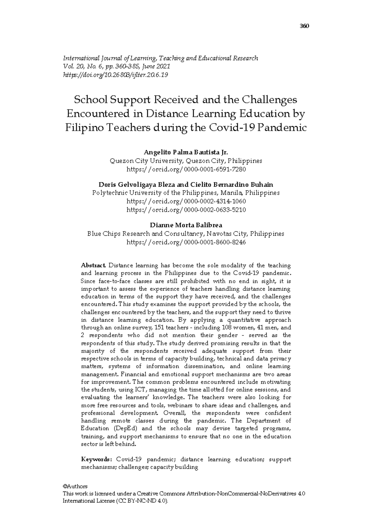 3174 15195 1 PB - Challenges & Support in Distance Learning Education ...