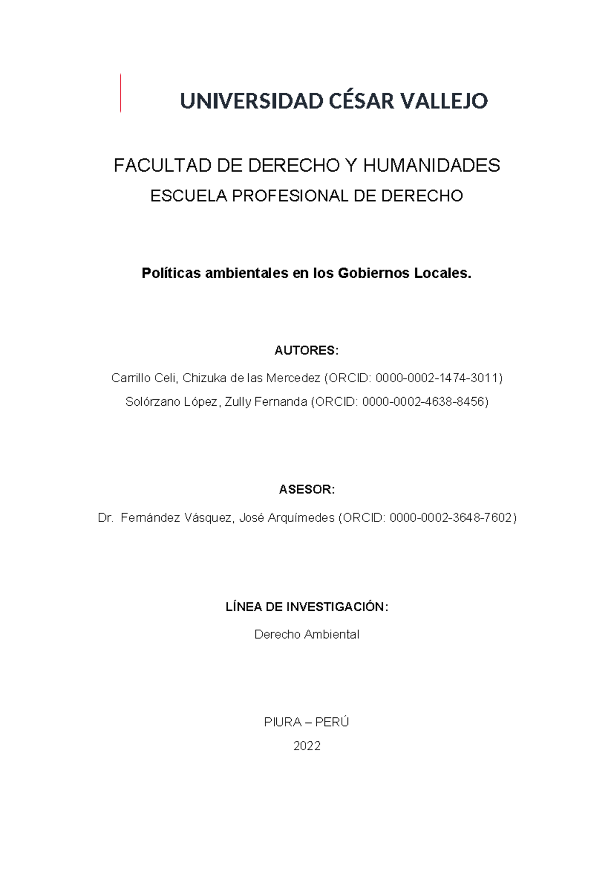 Articulo DE Revisio´N Carrillo Y Solorzano AF - FACULTAD DE DERECHO Y ...