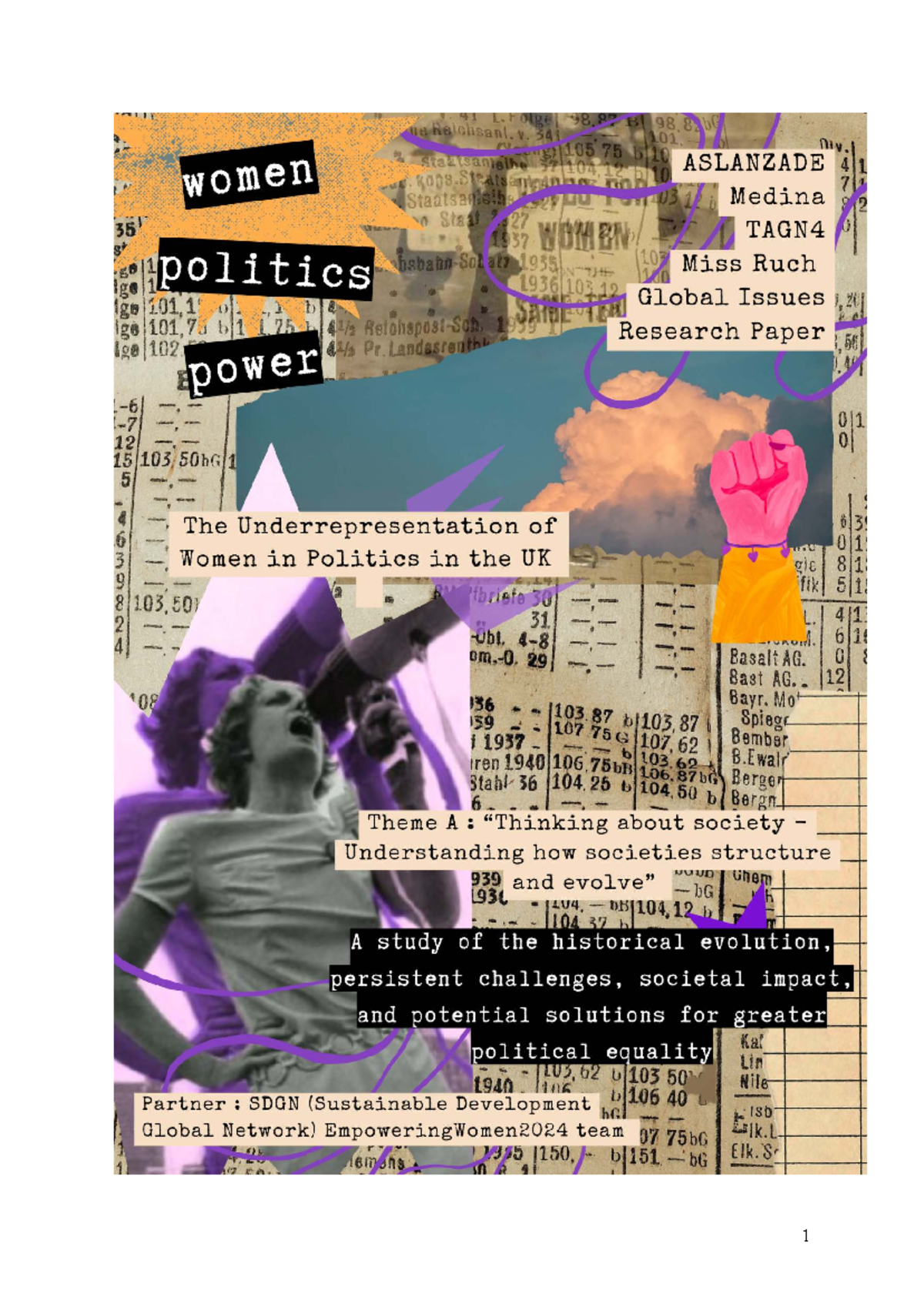 CDM 2024: The Underrepresentation of Women in UK Politics - Challenges ...