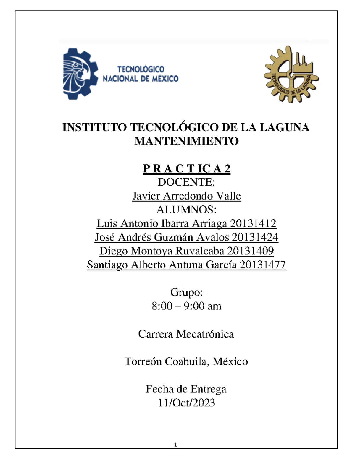 Práctica 6: Medición y Análisis de Vibraciones en Bombas de Aceite ...