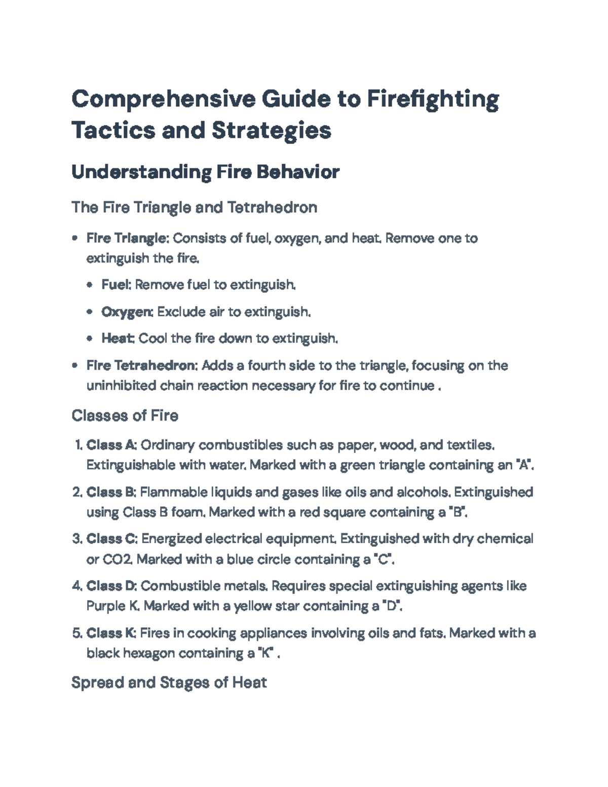 Firefighting Tactics and Strategies: A Comprehensive Guide ...