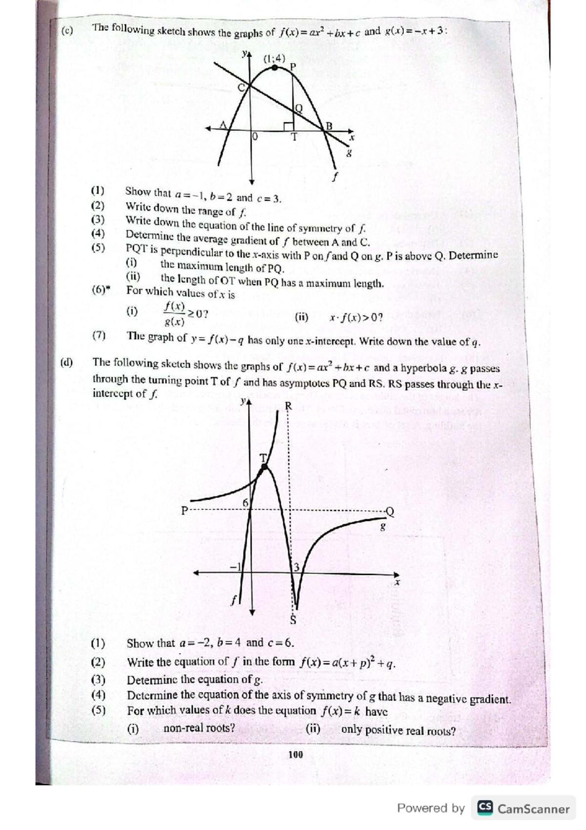 Mathematics (MATH101) Final Exam Review: Graphs and Symmetry Analysis ...