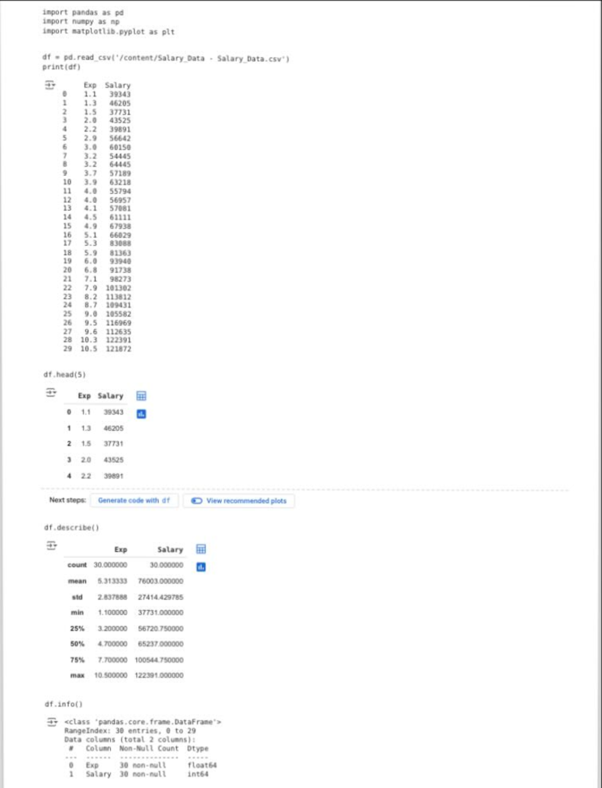 Prac1 DL - Experiment Output and Data Analysis Insights - Studocu