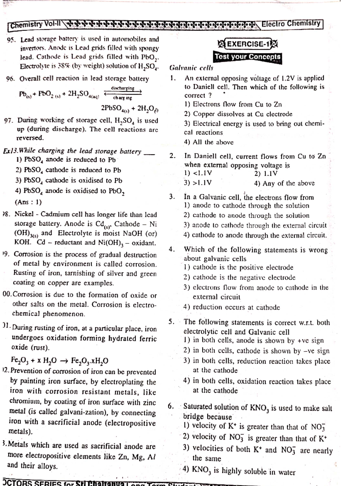 Electrochem sm clg - decent notes for betterment of sytudents ...