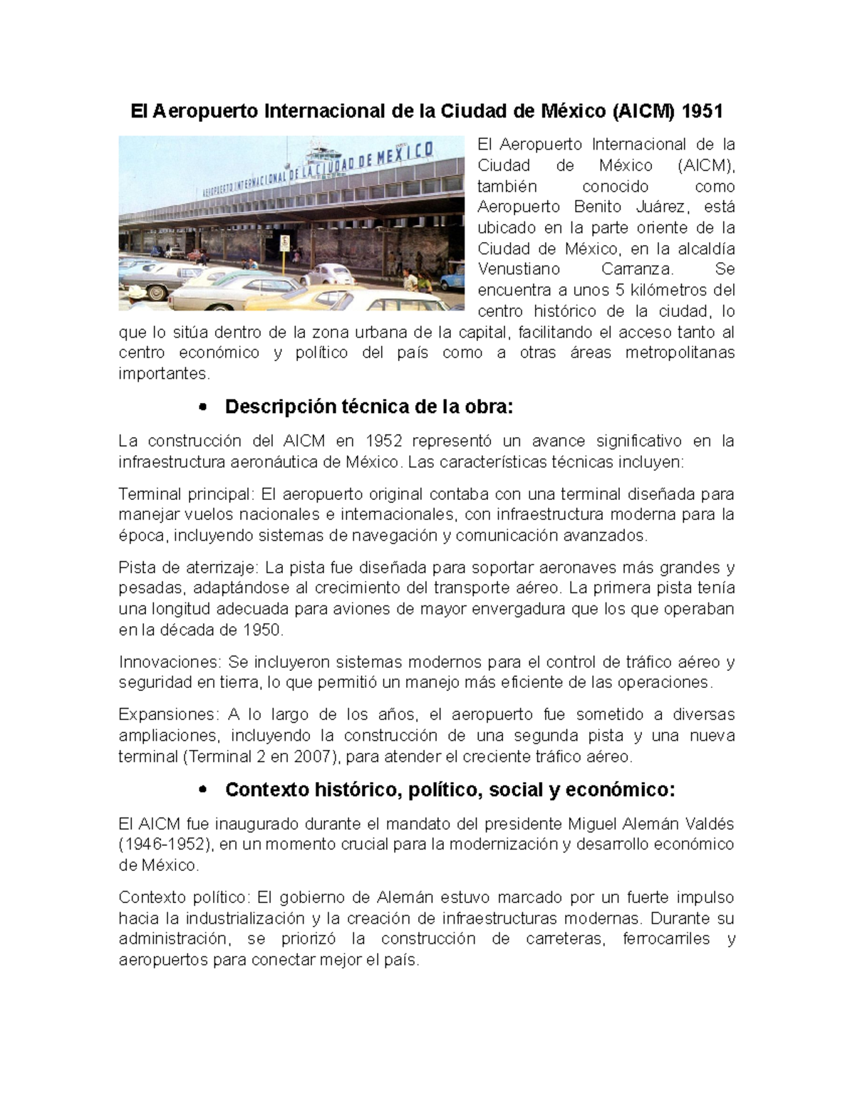 Título: Estudio del Aeropuerto Internacional de la Ciudad de México ...