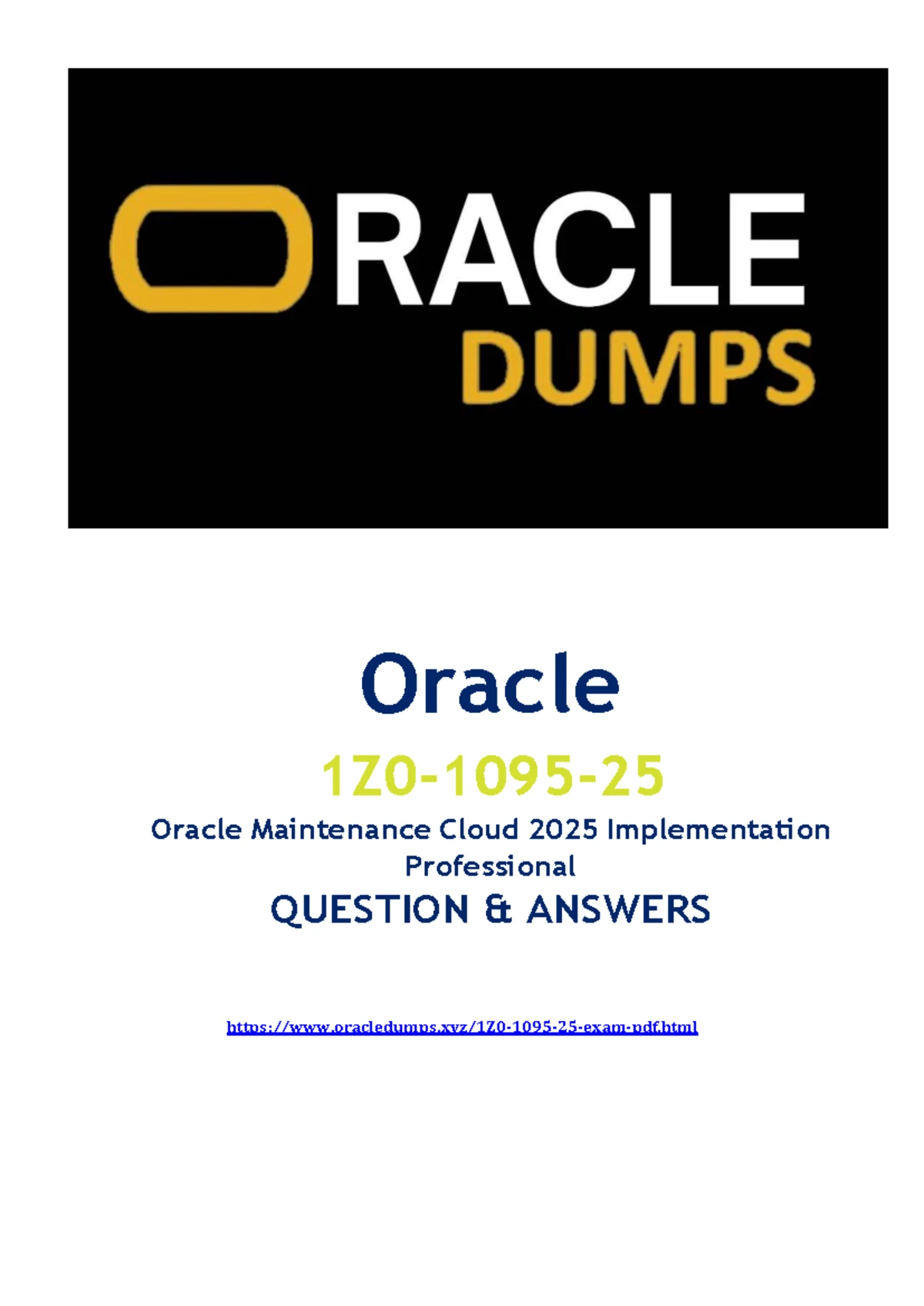 1Z0-1123-25 Exam Dumps: Oracle Cloud Migration Architect Q&A