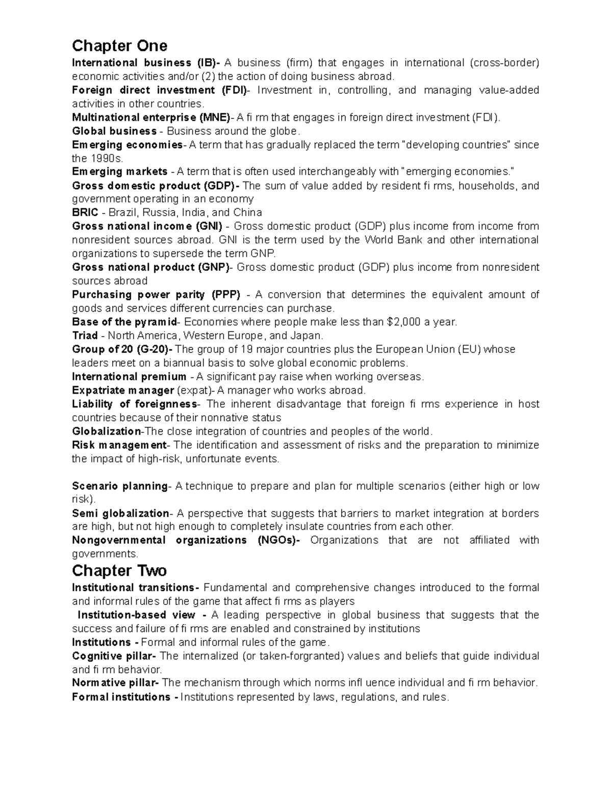 International Trade and Business Review: Key Concepts and Theories ...