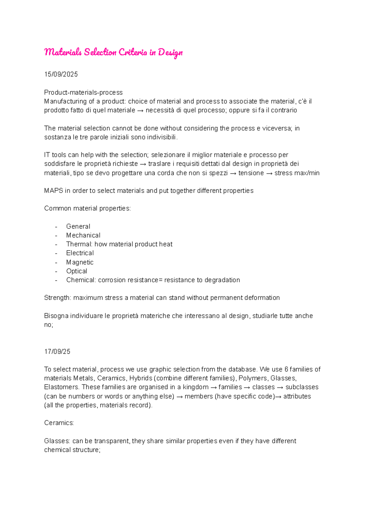 Materials Selection Criteria in Design Manufacturing: A Comprehensive ...
