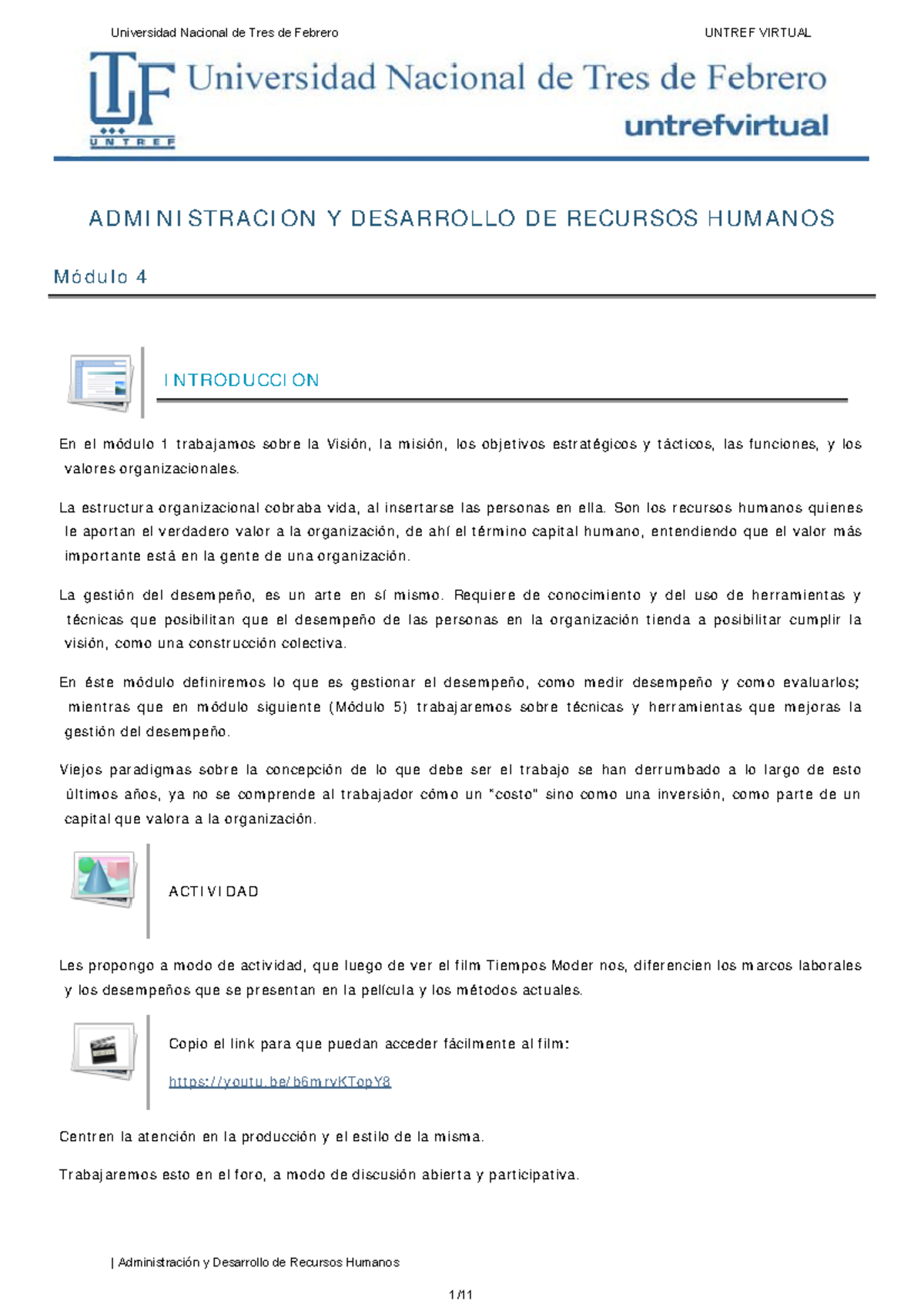 Módulo 4 Evaluación Y Gestión Del Desempeño En Recursos Humanos Studocu