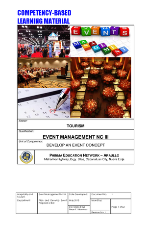 BTVTEd - Food Service Management Technology - Studocu