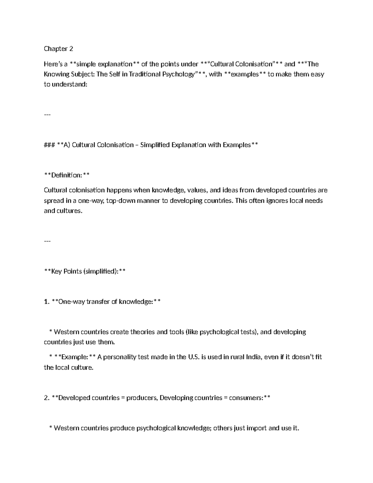 Chapter 2 Psy - Cultural Colonization and the Self: Simplified Insights ...