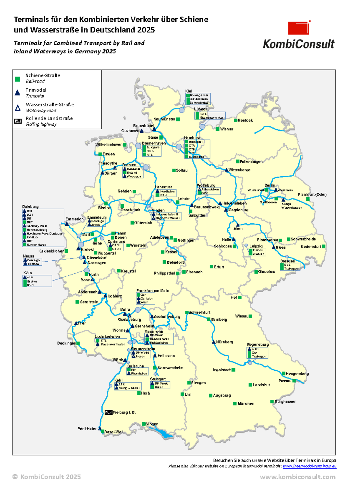 KombiConsult 2025: Intermodal Terminals in Germany and Europe - Studocu