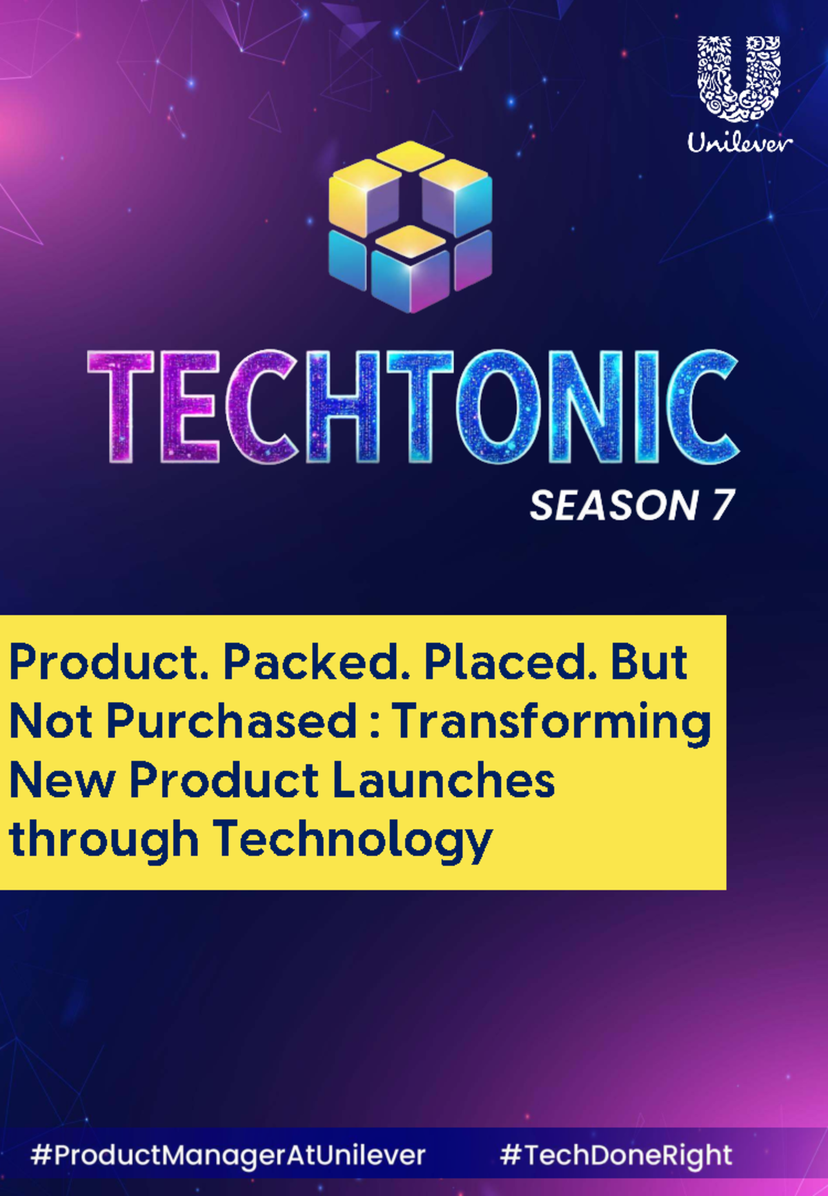 Techtonic Season 7: Unilever Product Launch Innovation Case Study - Studocu