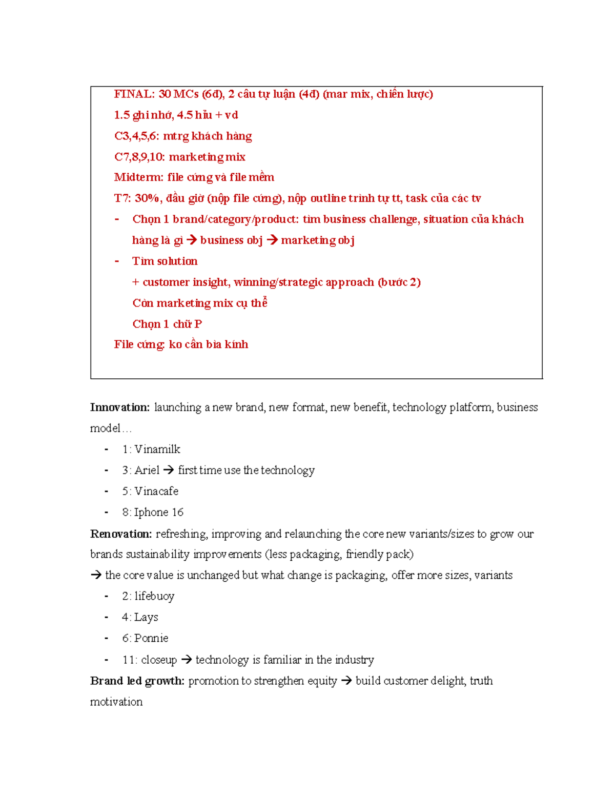 FINAL: Marketing Principles Overview and Key Concepts - Studocu