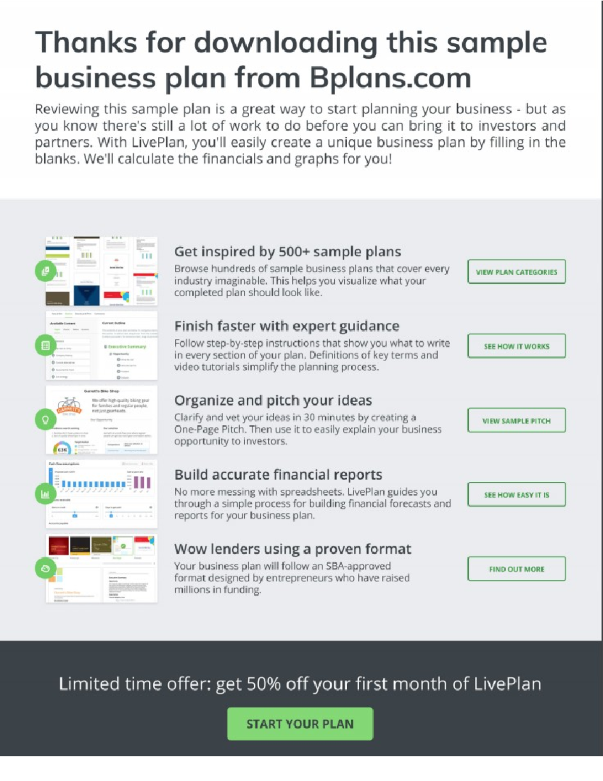 Dairy shop business plan - This sample business plan has been made ...