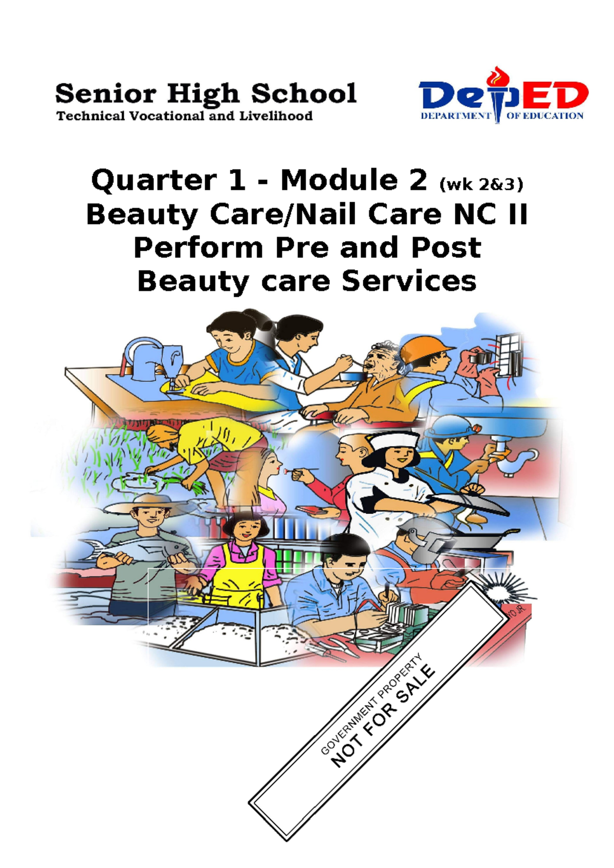 BC Module 2 - Essentials of Pre and Post Beauty Care Services - Studocu