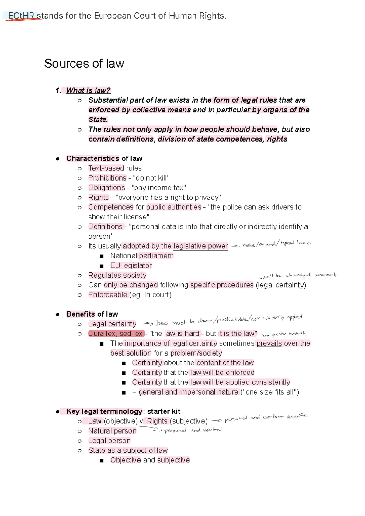 Module 1 - Public Law: Understanding Legal Systems and Principles - Studocu