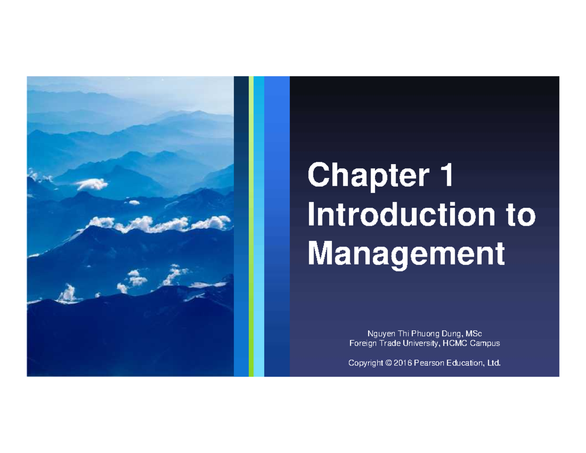 Chapter 1: Introduction to Management Concepts and Practices - Studocu