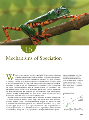 Mechanisms of Speciation: Concepts, Case Studies, and Examples ...
