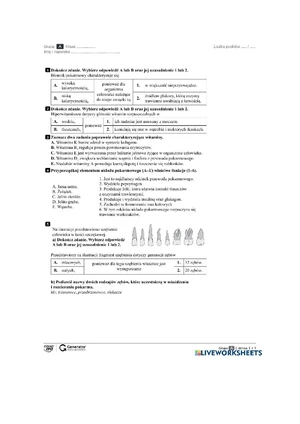 Test - Układ ruchu człowieka 2b1- 31 maja - Grupa A | strona 1 z 4 ...