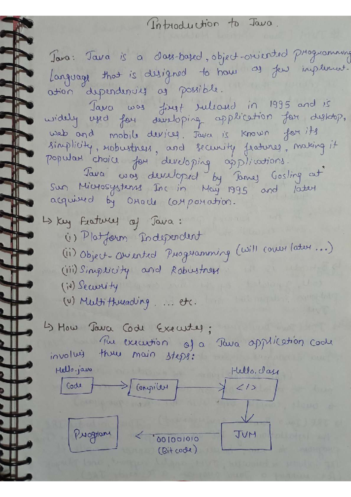 Java Programming Notes: Key Concepts and Features - Studocu