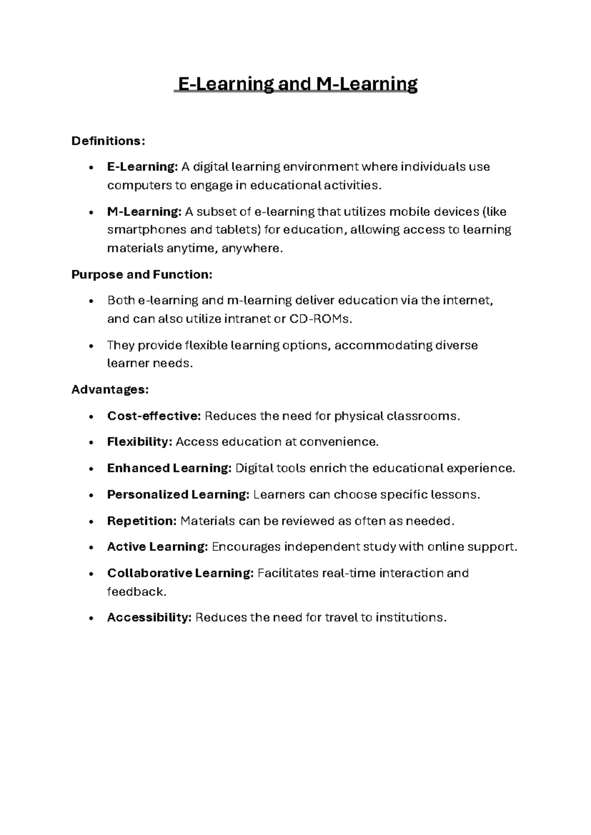 Class Notes: Digital Learning Environments and Emerging Technologies ...
