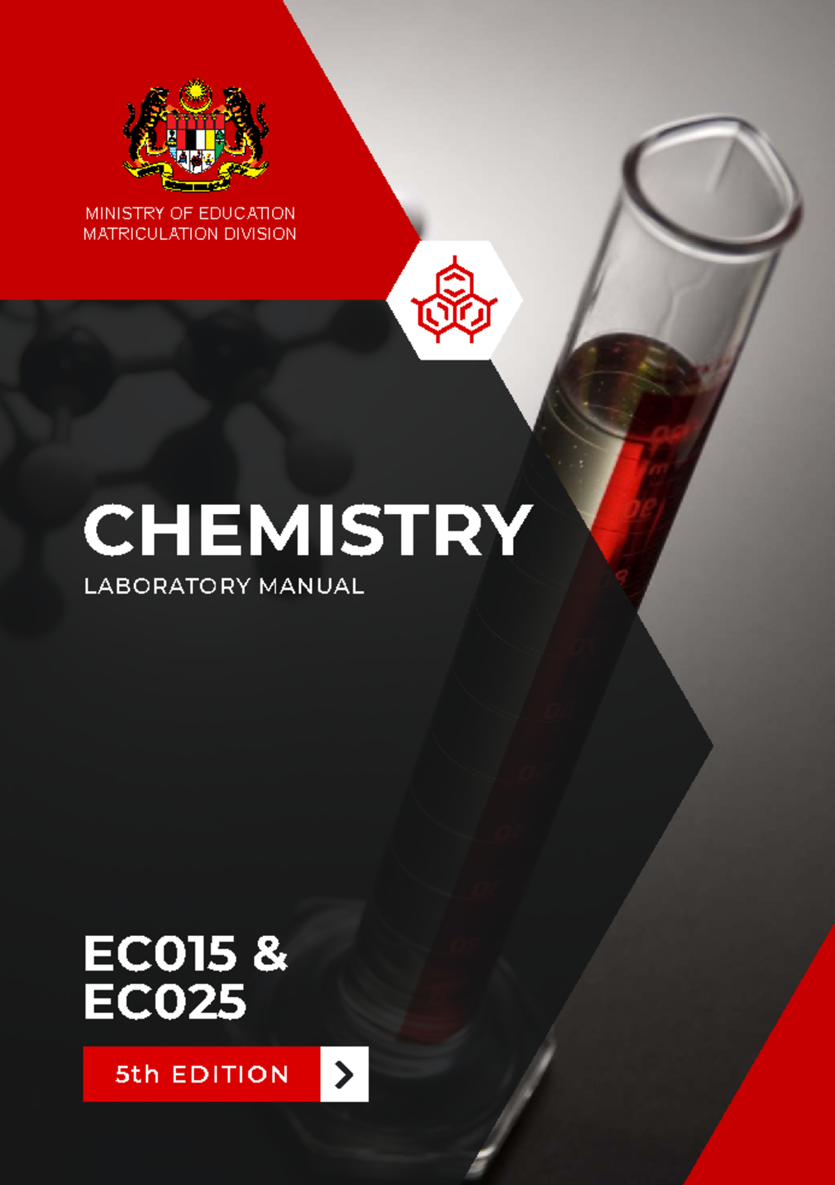 Chemistry Lab Manual EC015/EC025: 5th Edition Practical Guide - Studocu