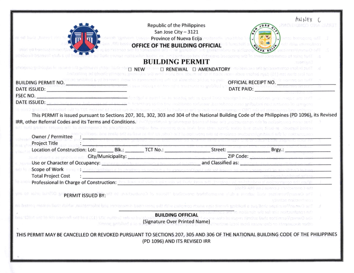 1627636111 Building Permit Terms & Conditions - Philippines National ...