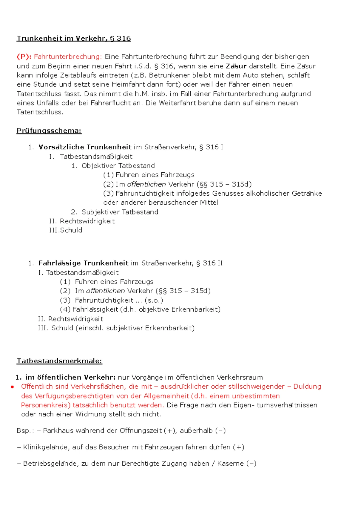 Schwerer Raub (§ 250) - Prüfungsschema und ausführliches Skript - § 250 ...
