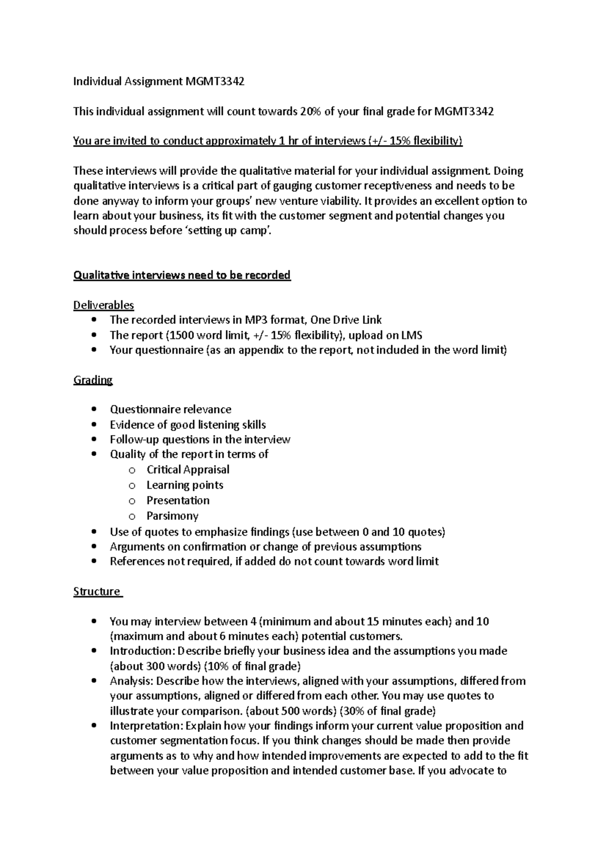 Individual Assignment 2023 (1)[24] - Individual Assignment MGMT This ...