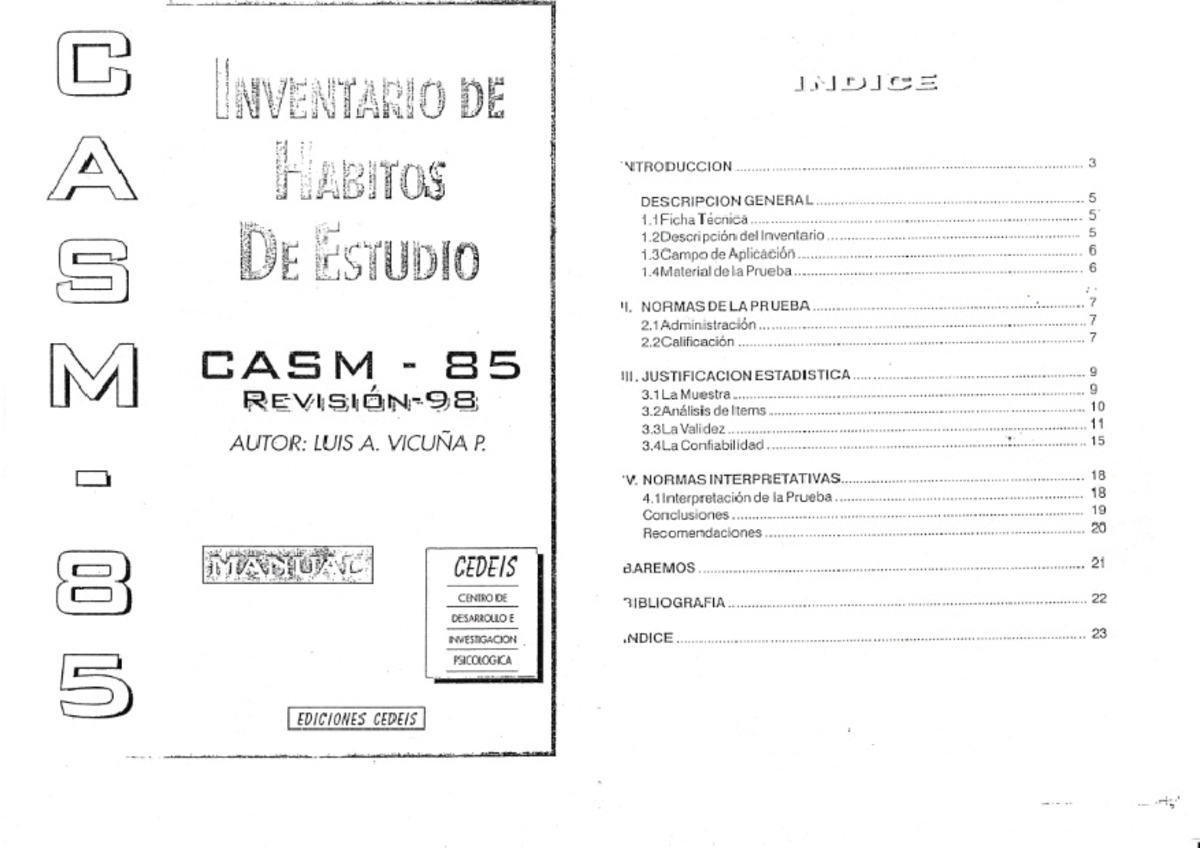 CASM 85 - Comprehensive Study Manual for Success - Studocu