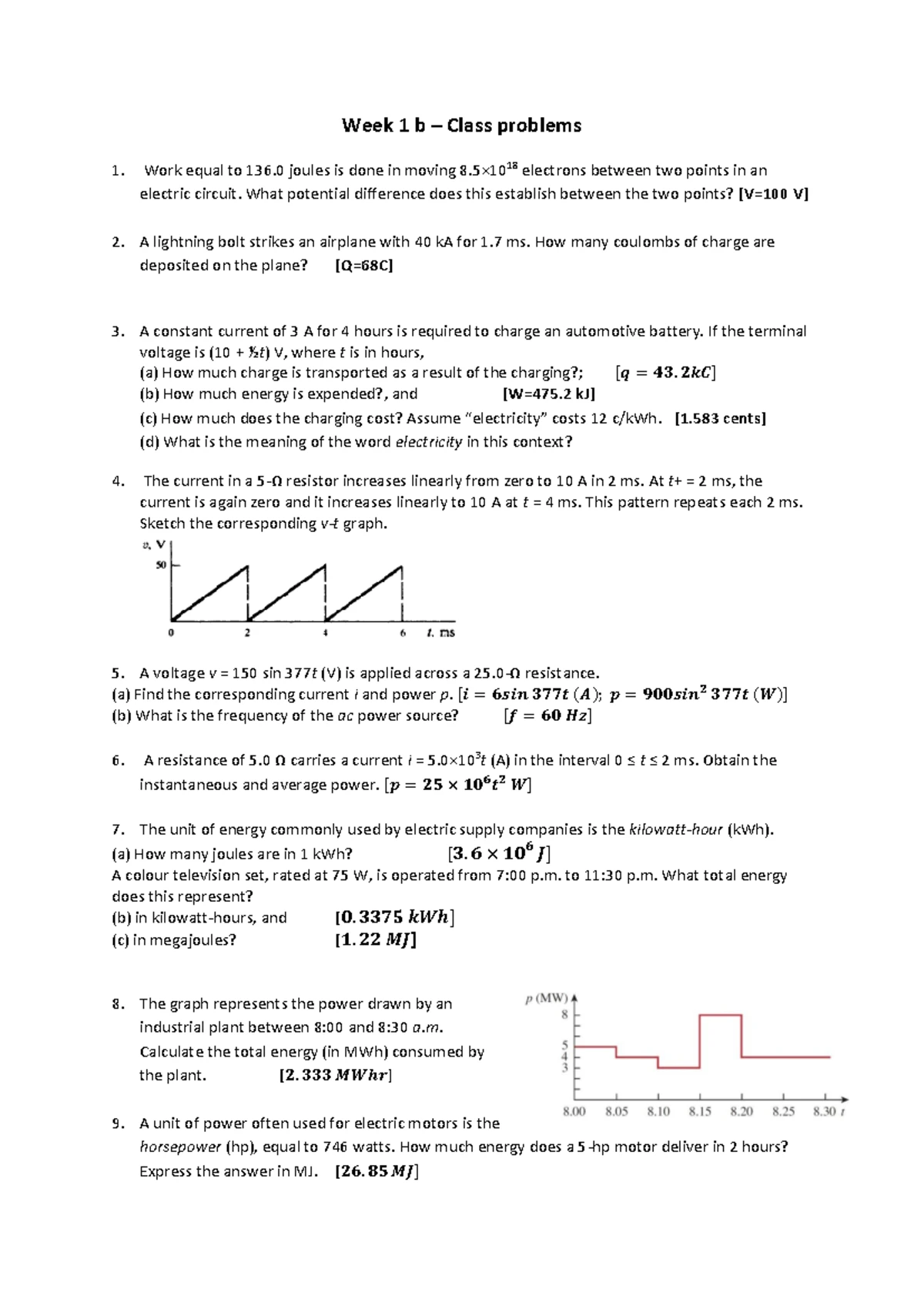 JPO112 Final Study Guide 2020: Electricity and Electronics Essentials ...