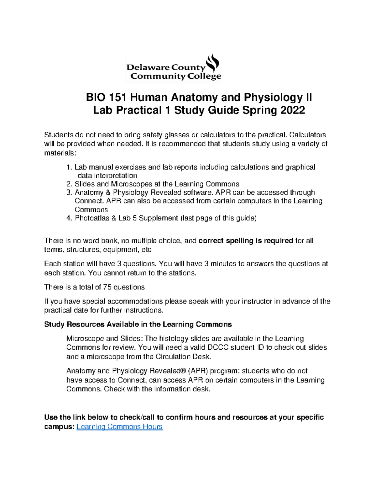 BIO151+Lab+Practical+1+Study+Guide - BIO 151 Human Anatomy and ...