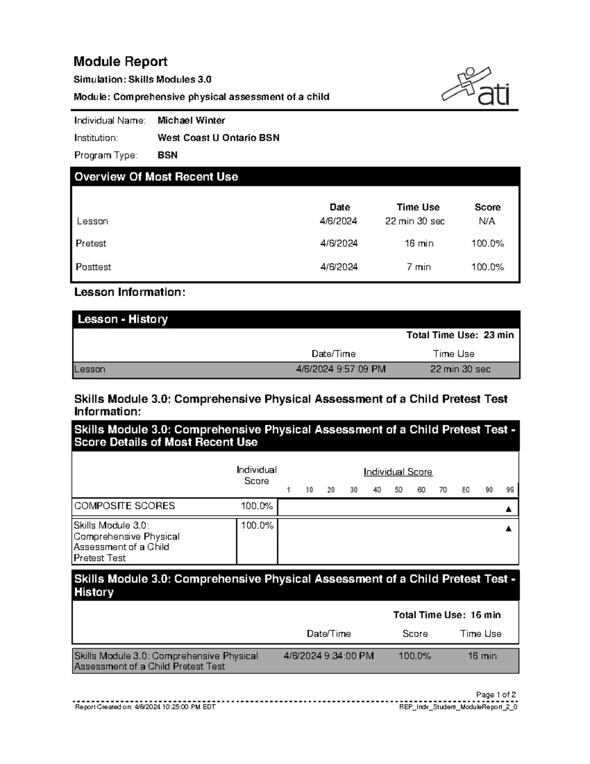 Pneumonia Case Study - PN Medical Surgical Module Report - Studocu
