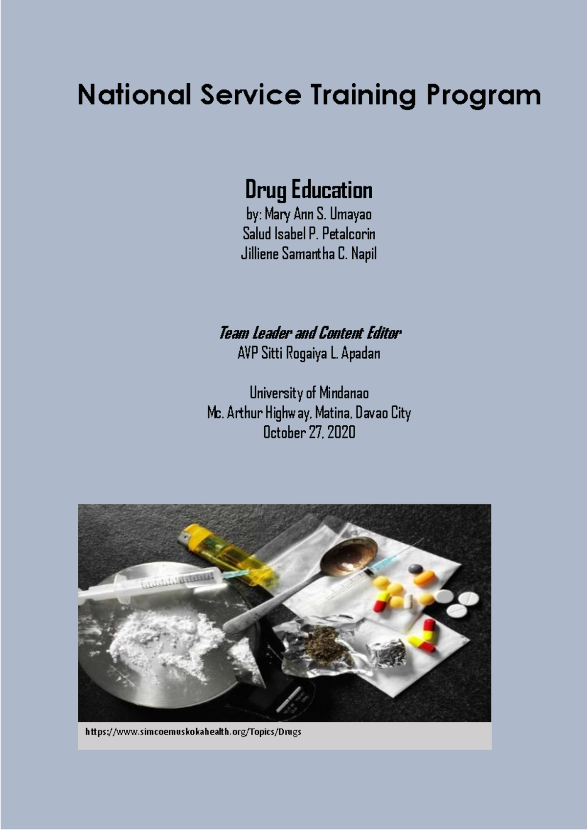 Module 2 - Drug Education: Understanding Substance Abuse and Prevention ...