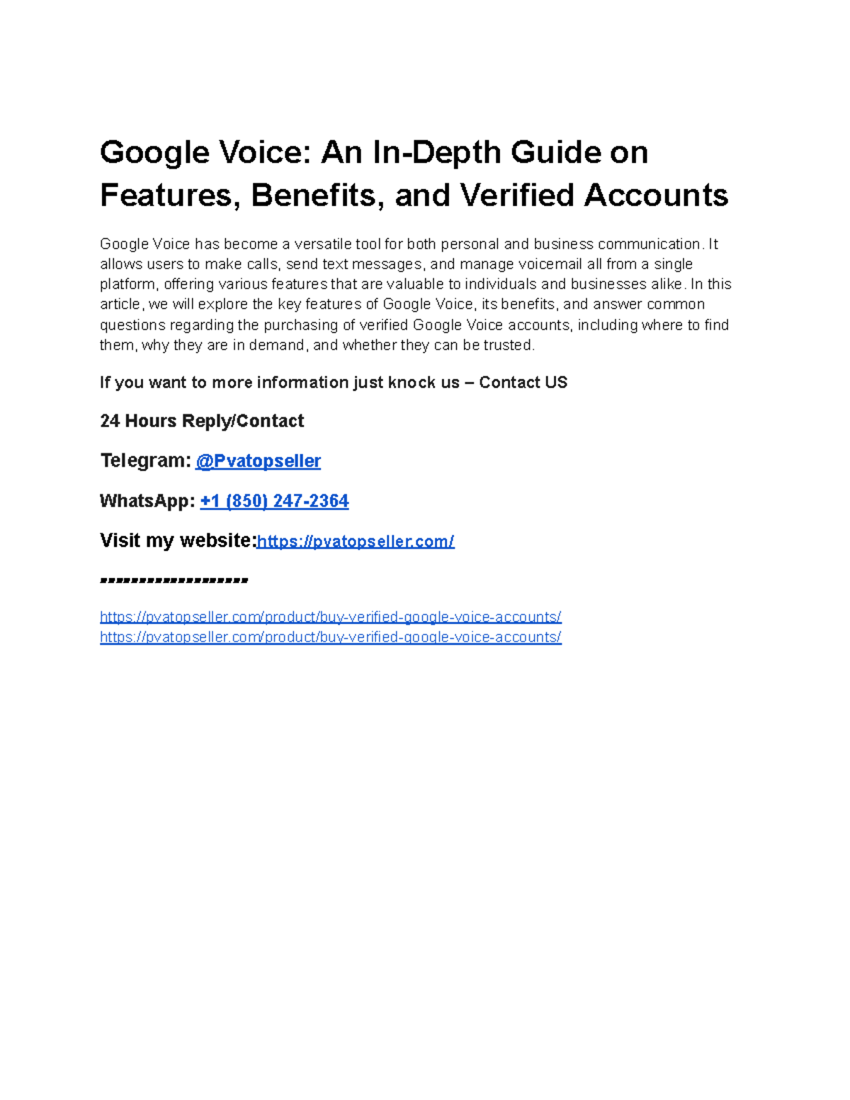 Google Voice An In-Depth Guide on Features, Benefits, and Verified ...