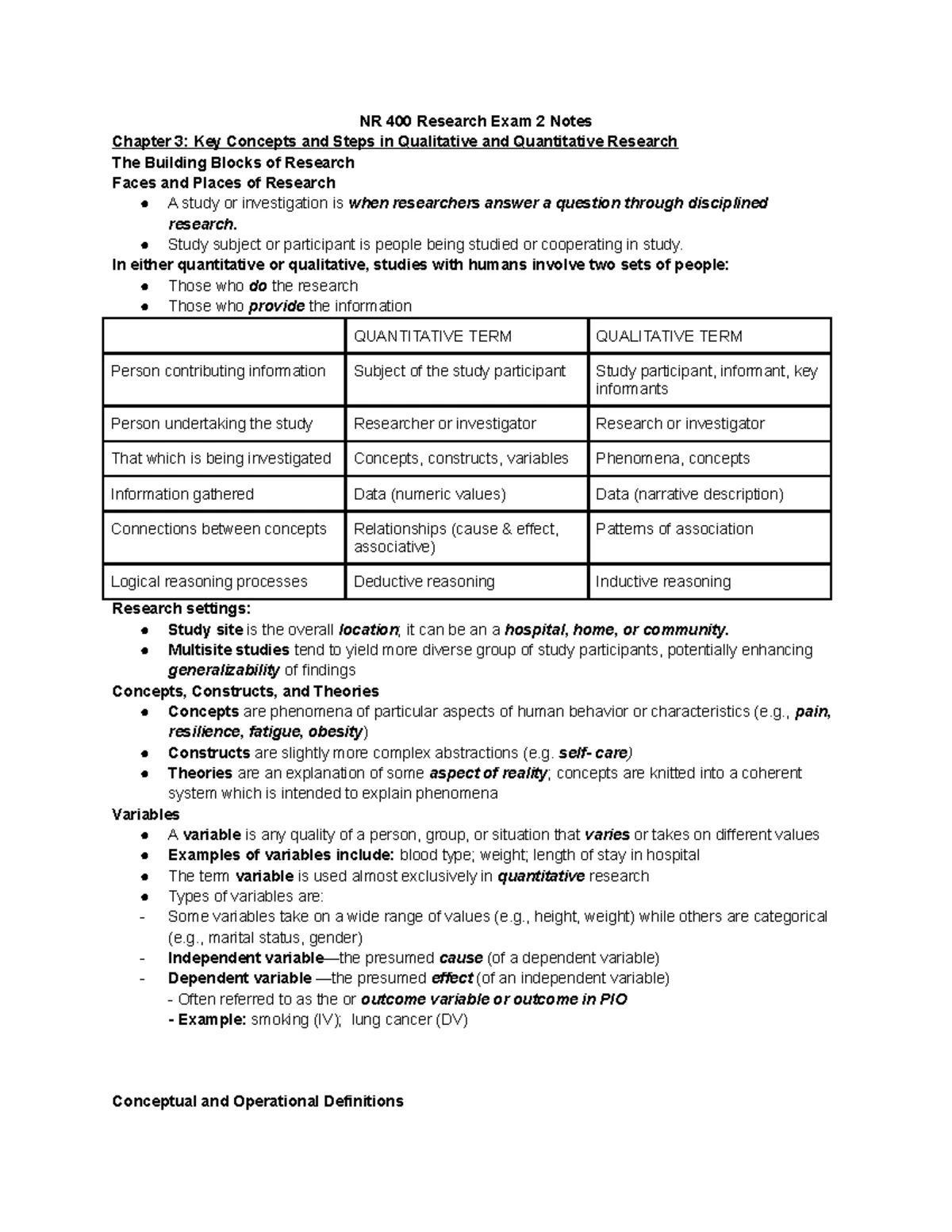 EBP study guide - Evidence base exam 1 1)Randomized Control Trial is ...