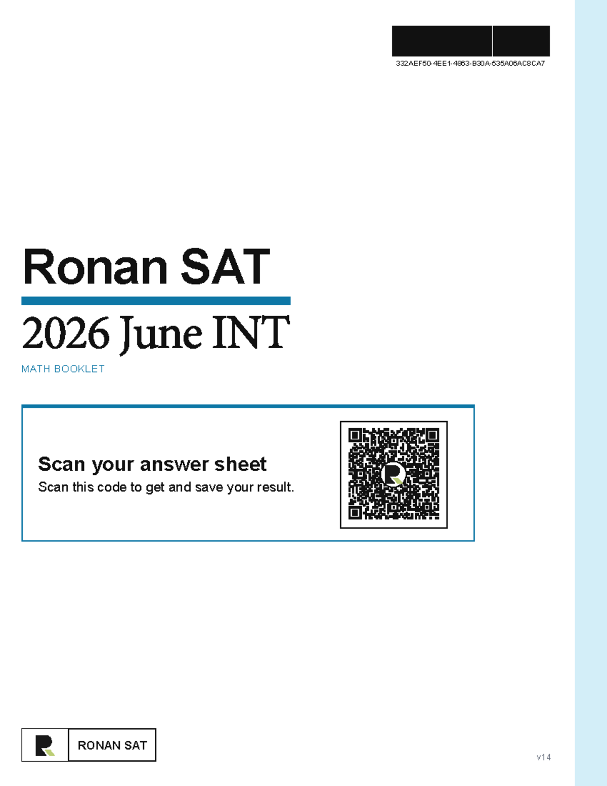 Ronan SAT 2026 June INT Math - Practice Questions & Directions - Studocu
