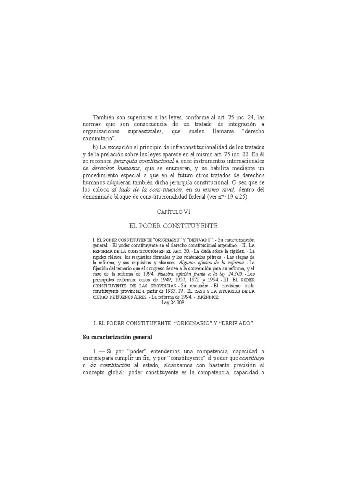 Capítulo VI: El Poder Constituyente y la Reforma Constitucional ...