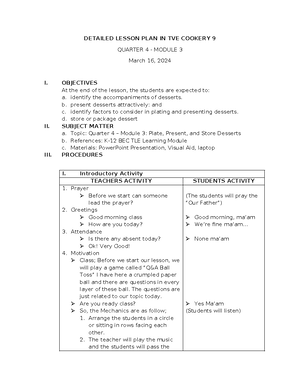 Competency-Based Training: Quiz Compilation & Session Planning for UNIT ...