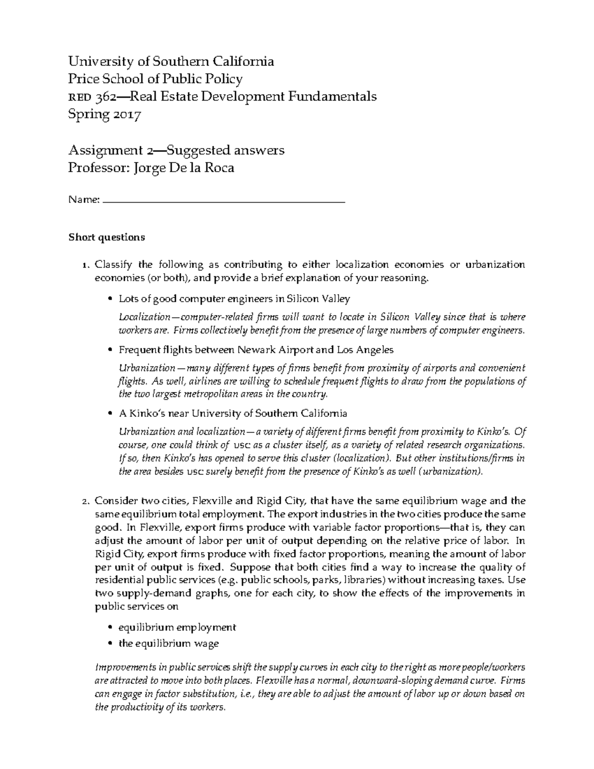 RE 362 - Assignment 2 Suggested Answers and Analysis of Boston ...