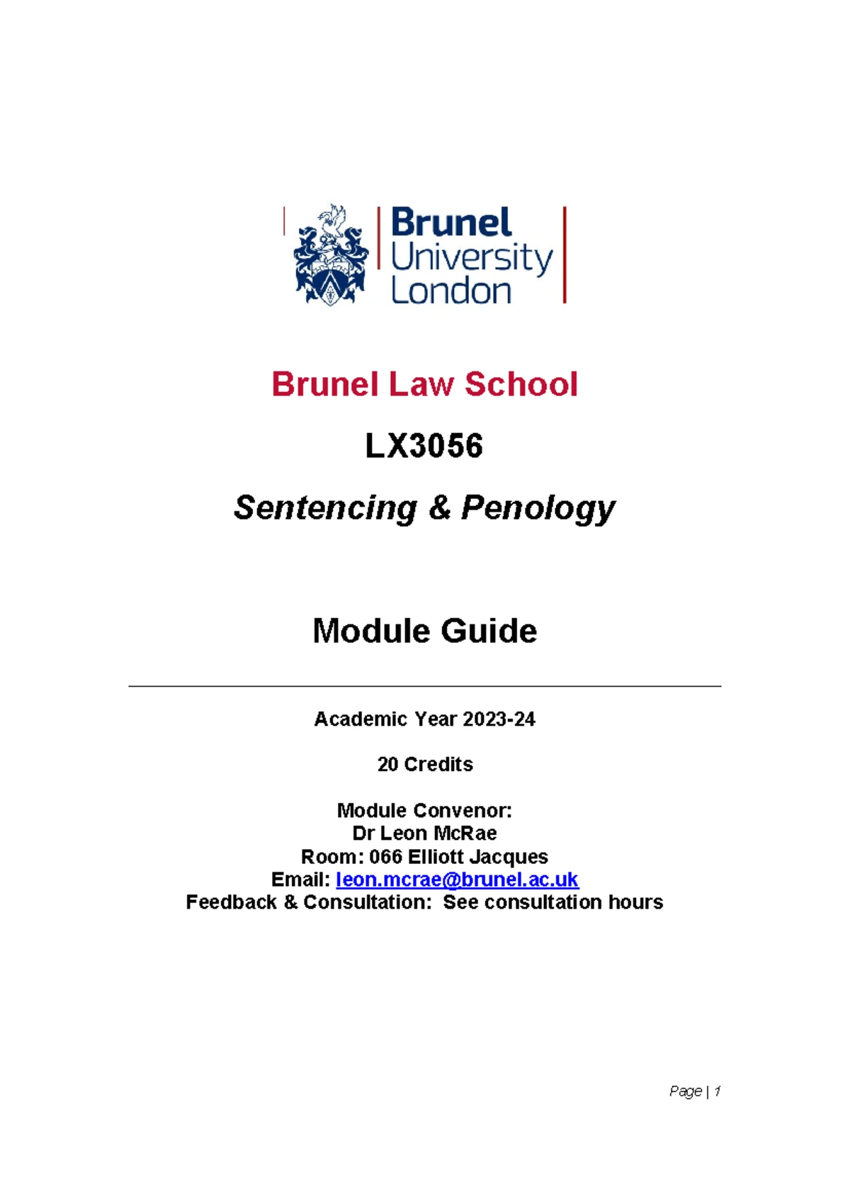 2. Duty of Care - Negligence Notes for Law Course - Studocu