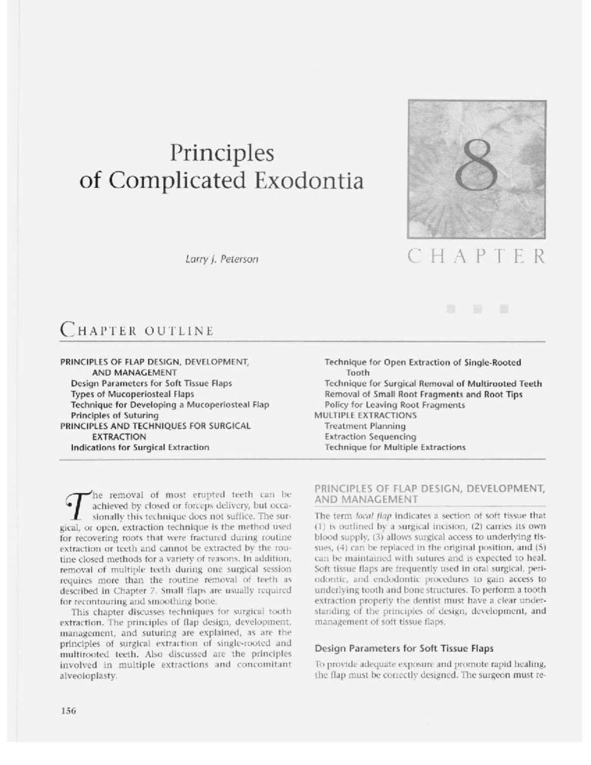 Principles of Complicated Exodontia (Chapter 8) - Flap Design ...