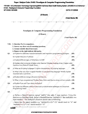 DBMS Module 1 By Sania Dmello - Paradigms and Computer Programming ...
